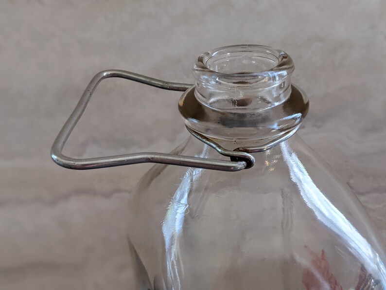 Vintage Producers Milk Coop 2 Quart Bottle With Pour Handle Etsy