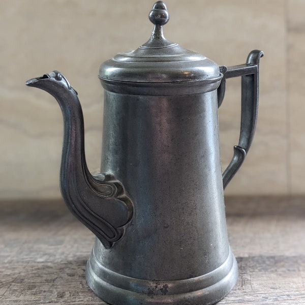 Pewter Coffee Pot Etsy