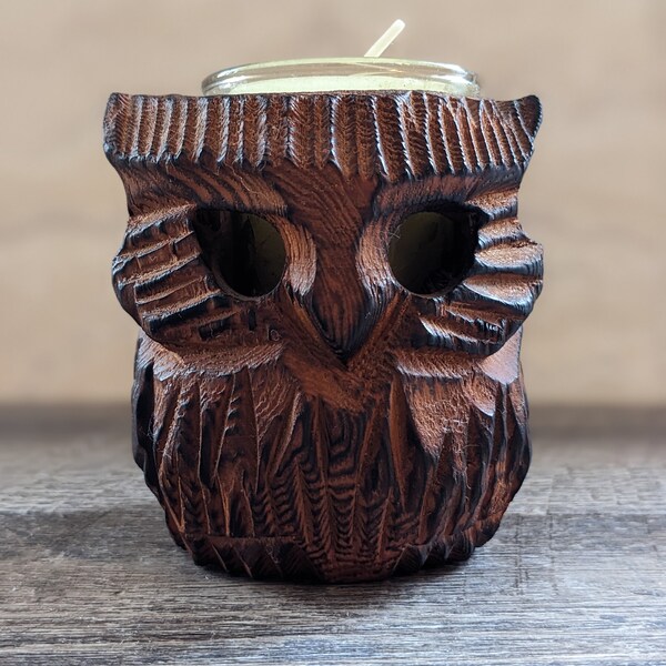 Wooden Owl Etsy
