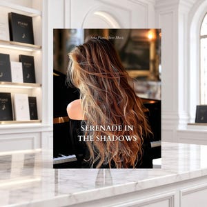 Serenade in the Shadows solo, piano sheet music score, recital performance piece, music teacher, digital