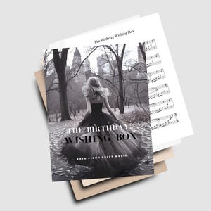 PDF, sheet music, music sheet, piano score,  recital gift, music teachers, piano solo, printable, intermediate, composition, illustrated
