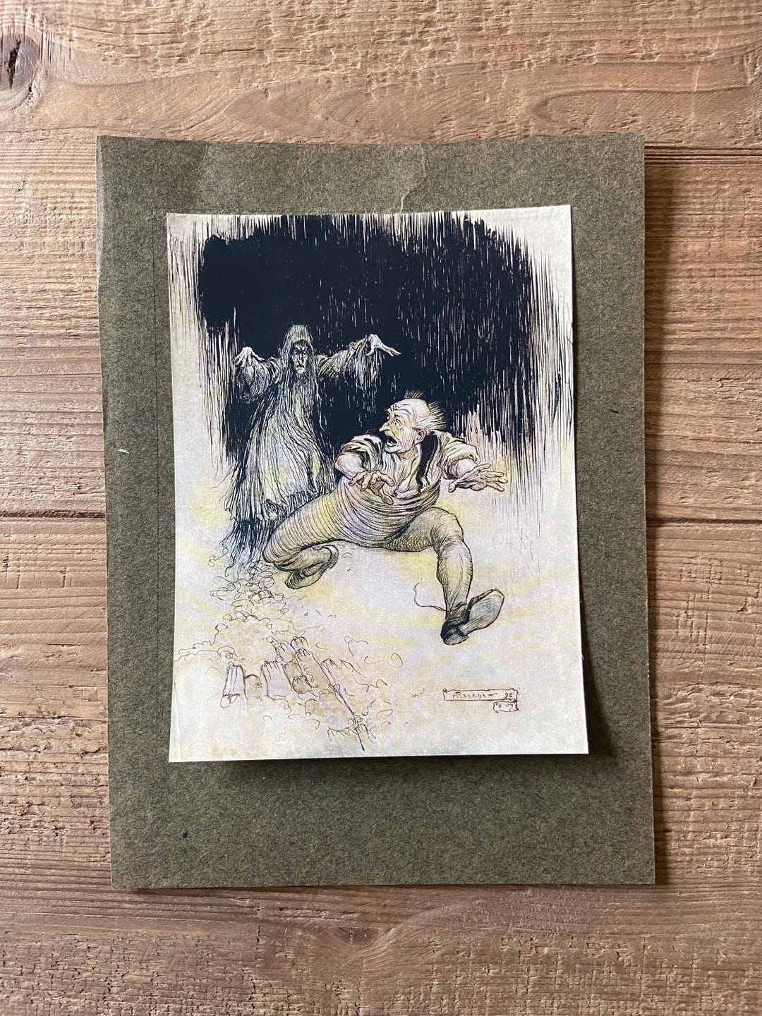 Arthur Rackham Original Illustration, 1907 Ingoldsby Legends Book Plate ...