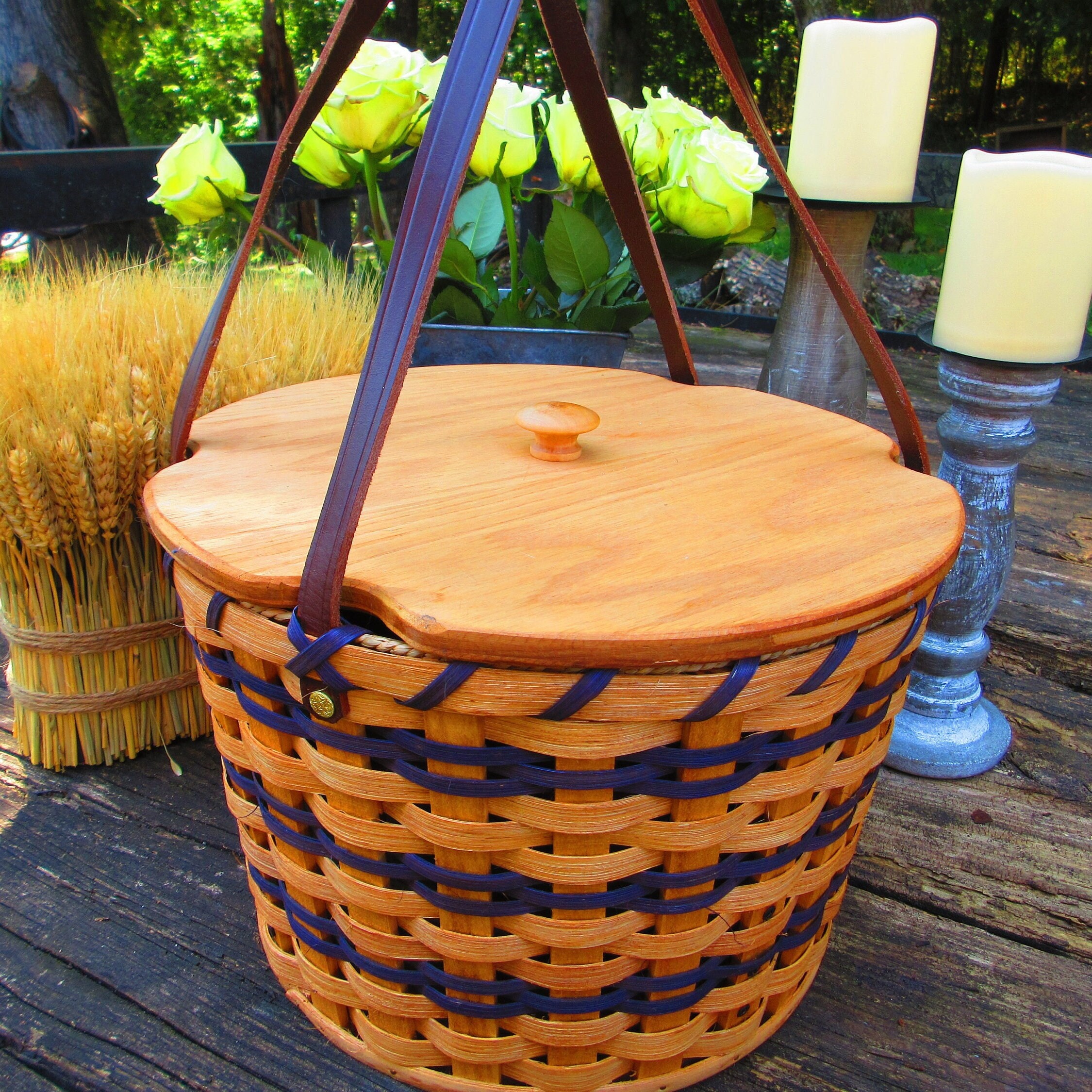 Heart Shaped Counter Basket  Small Amish Candy & Trinket Basket — Amish  Baskets