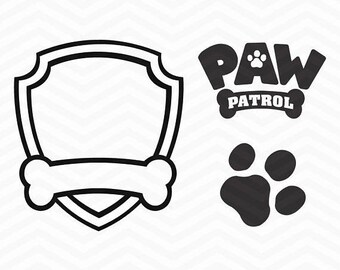 paw patrol logo svg etsy