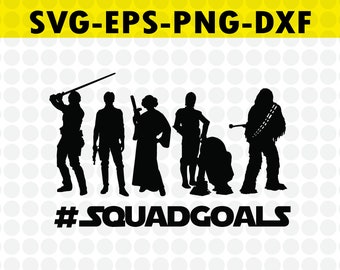 Squad goals svg | Etsy