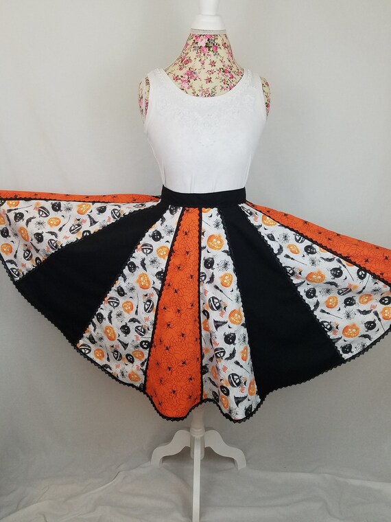 Halloween circle skirt Clearance