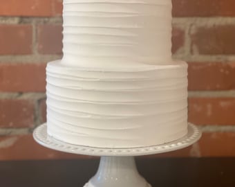 Fake cake , fake wedding cake , food props , fake bakes, plain white cake, fake cakes for display, minimalist, Etsy gifts, display cake