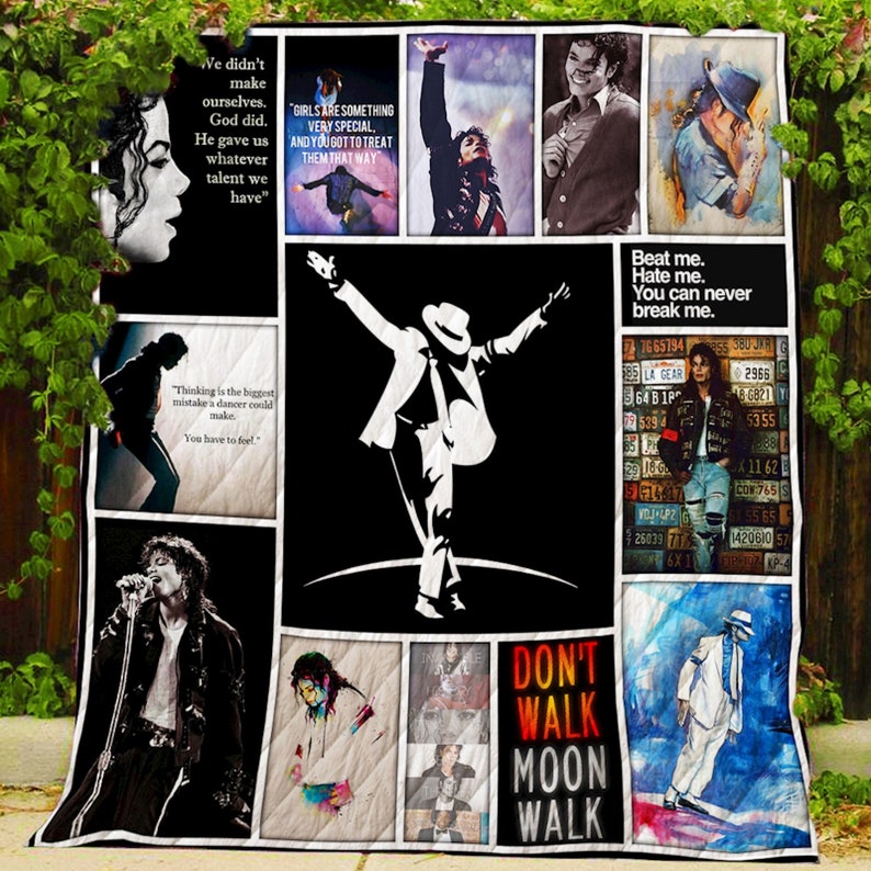 Decorative items Bedroom Michael Jackson Modern Quilt Patterns Blanket Quilted Sofa Blanket for birthday Graduation Noel-Quilt Sale Now