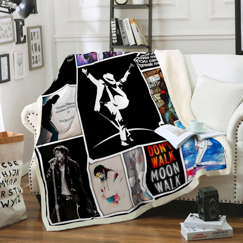 Decorative items Bedroom Michael Jackson Modern Quilt Patterns Blanket Quilted Sofa Blanket for birthday Graduation Noel-Quilt Sale Now