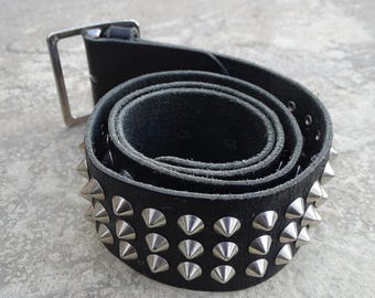 1970s-80 Studded Heavy Weight Belt Punk Heavy Metal Goth 28