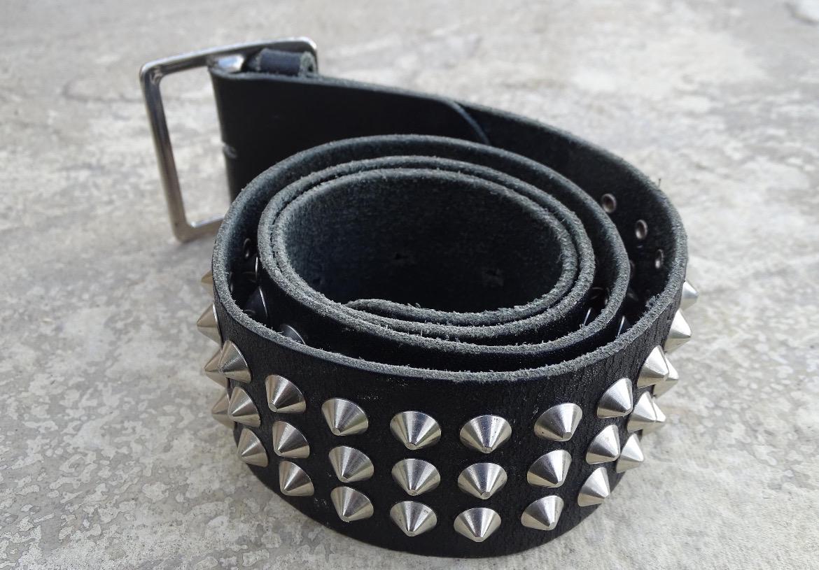 1970s-80 Studded Heavy Weight Belt Punk Heavy Metal Goth 28  display picture 1