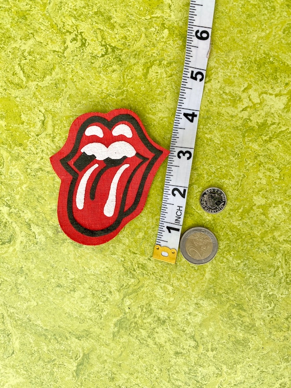 Original 1970s Unused Ole Skool Raised Felt Printed Material Nice Large Size Collectors Patch