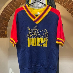 SALE 1970s Puma Rare Sweatshirt Size ML-Large True Vintage Puma