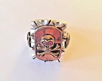 1940年代 50年代 巨大 メキシカン バイカー ノベルティ スカル