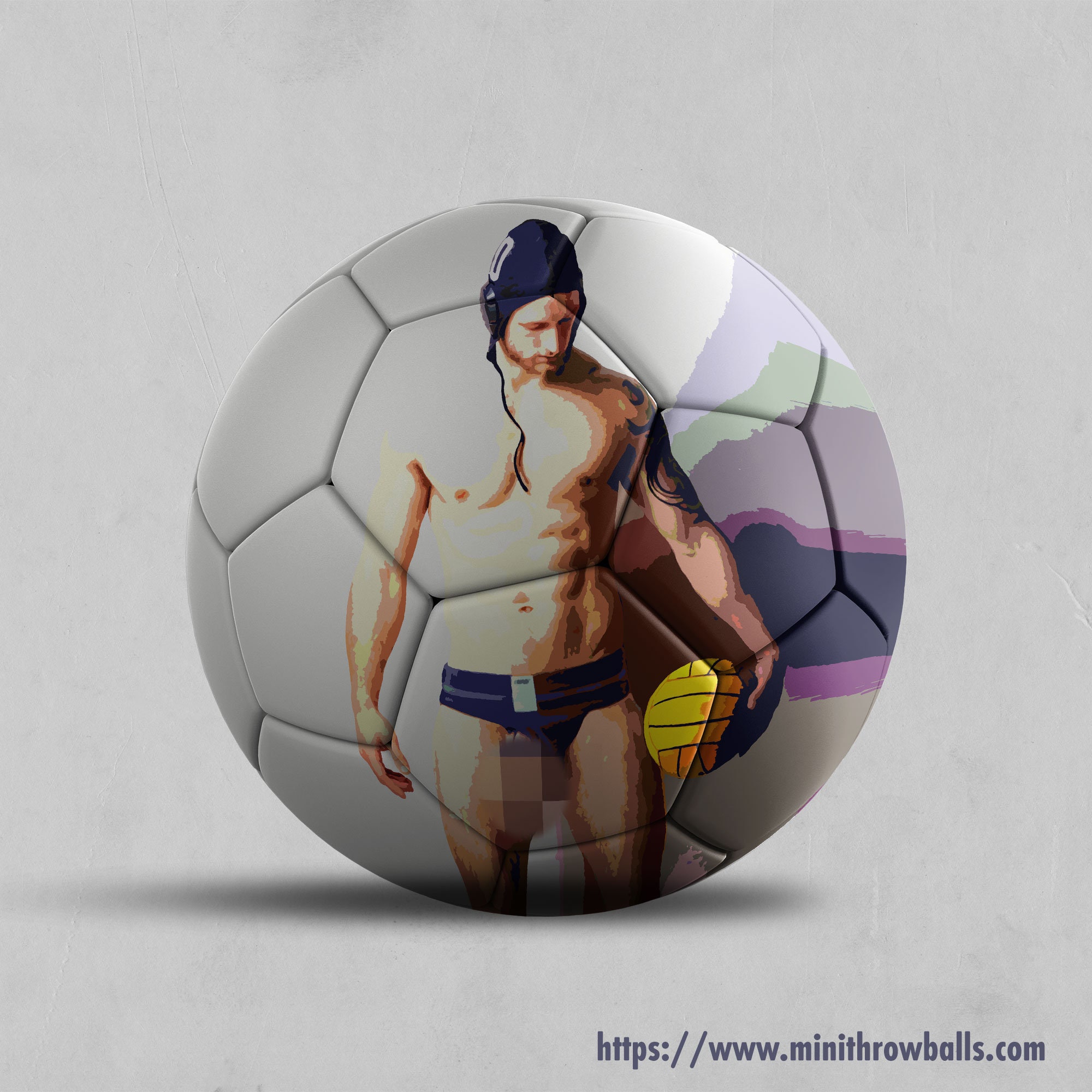Man & Ball Original Digital Gay Art Homoerotic Art Full Etsy