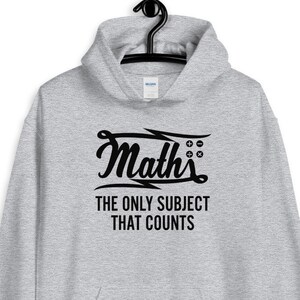 Math The Only Subject That Counts T-Shirt High School Algebra Teacher Tee Funny Math Teacher Tee Teacher Shirt Math Geek Math Professor