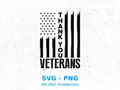 Thank You Veterans Flag SVG: Patriotic Military Design (Digital Download) product logo