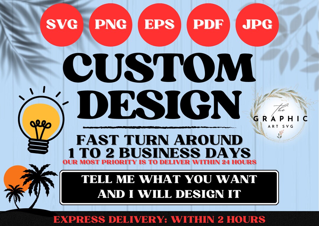 Custom Graphic Design: SVG Vector Conversion (digital Download) - Etsy