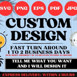 Convert to Vectors Fomarts SVG, Custom Graphic Design, Custom Svg File for Cricut Silhouette,T-Shirt Redesign, Vector Conversion, Custom Svg