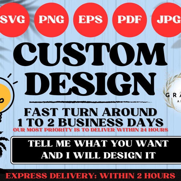 Convert to Vectors Fomarts SVG, Custom Graphic Design, Custom Svg File for Cricut Silhouette,T-Shirt Redesign, Vector Conversion, Custom Svg