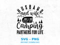 Camping Couple SVG PNG: Husband & Wife Partners For Life (Digital Download) product logo