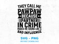 Pawpaw Partner in Crime SVG: Funny Grandfather Design (Digital Download) product logo