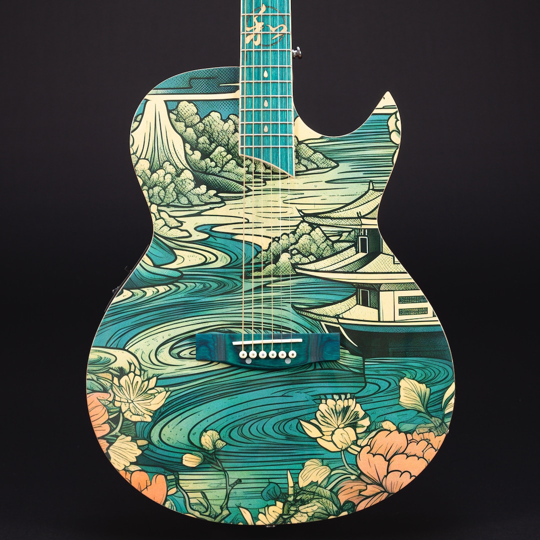 Lindo Mizumi Electro Acoustic Guitar | Side Soundport