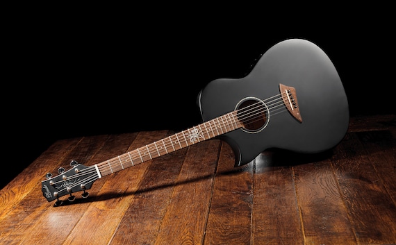 Lindo B-STOCK Left Handed ORG-SL Slim Black Infinity Electro Acoustic Guitar  With Preamp and Padded Gig Bag minor Cosmetic Imperfections -  Canada