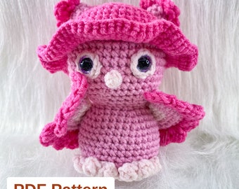 Owl Crochet Toy PDF Amigurumi Pattern Bird