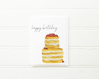 birthday cake card, birthday card cake, cake card, rustic cake, cake birthday card, bday cards,  bday card mom, cute bday