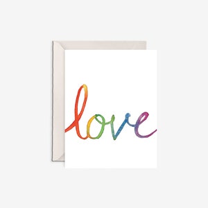 cartão de amor para o dia dos namorados, aquarela de amor, amor arco-íris, cartão arco-íris, cartão de amor fofo, cartões de dia dos namorados para crianças, dia dos namorados fofo