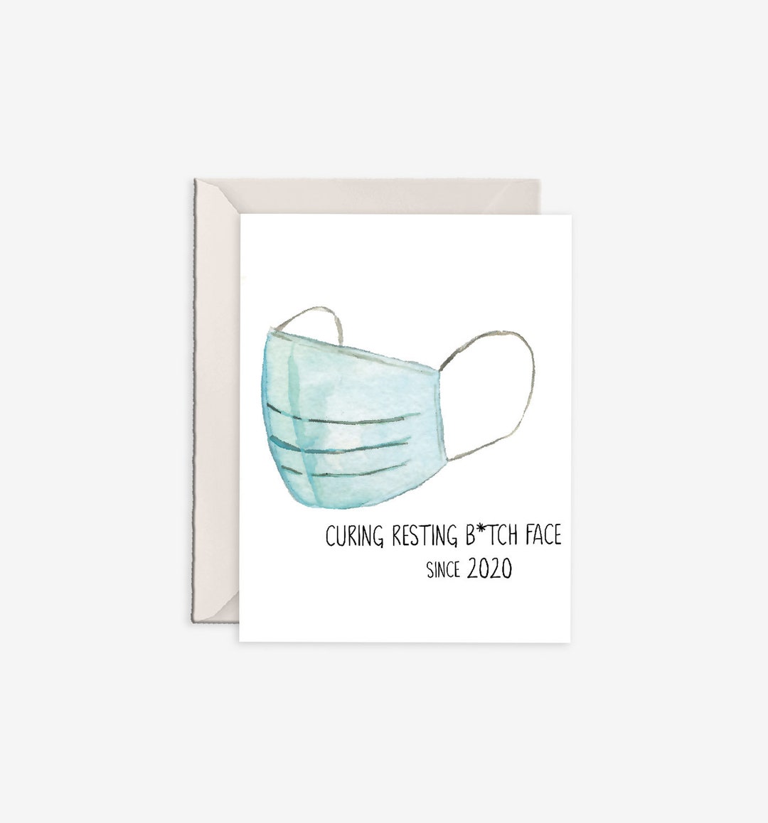 Mask Card, Funny Pandemic, Pandemic Card, Rbf, Funny 2022 Card, Funny ...