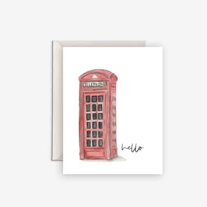 Hello card, british card, tous les jours, call card, hi card, london card, British card, cabine téléphonique
