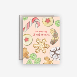 Weihnachtskekse, Feiertagskekse, Weihnachtskekse, italienische Kekse, Nikolauskekse, fröhliche Kekse, hausgemachte Karte, Feiertagskekse, Keksthema