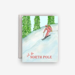 carte du père noël, vacances au ski, pôle nord, neige, ski de neige, carte de montagne, carte de noël, ski, montagne de ski, montagne de noël