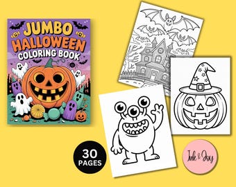 Jumbo Halloween Coloring Book