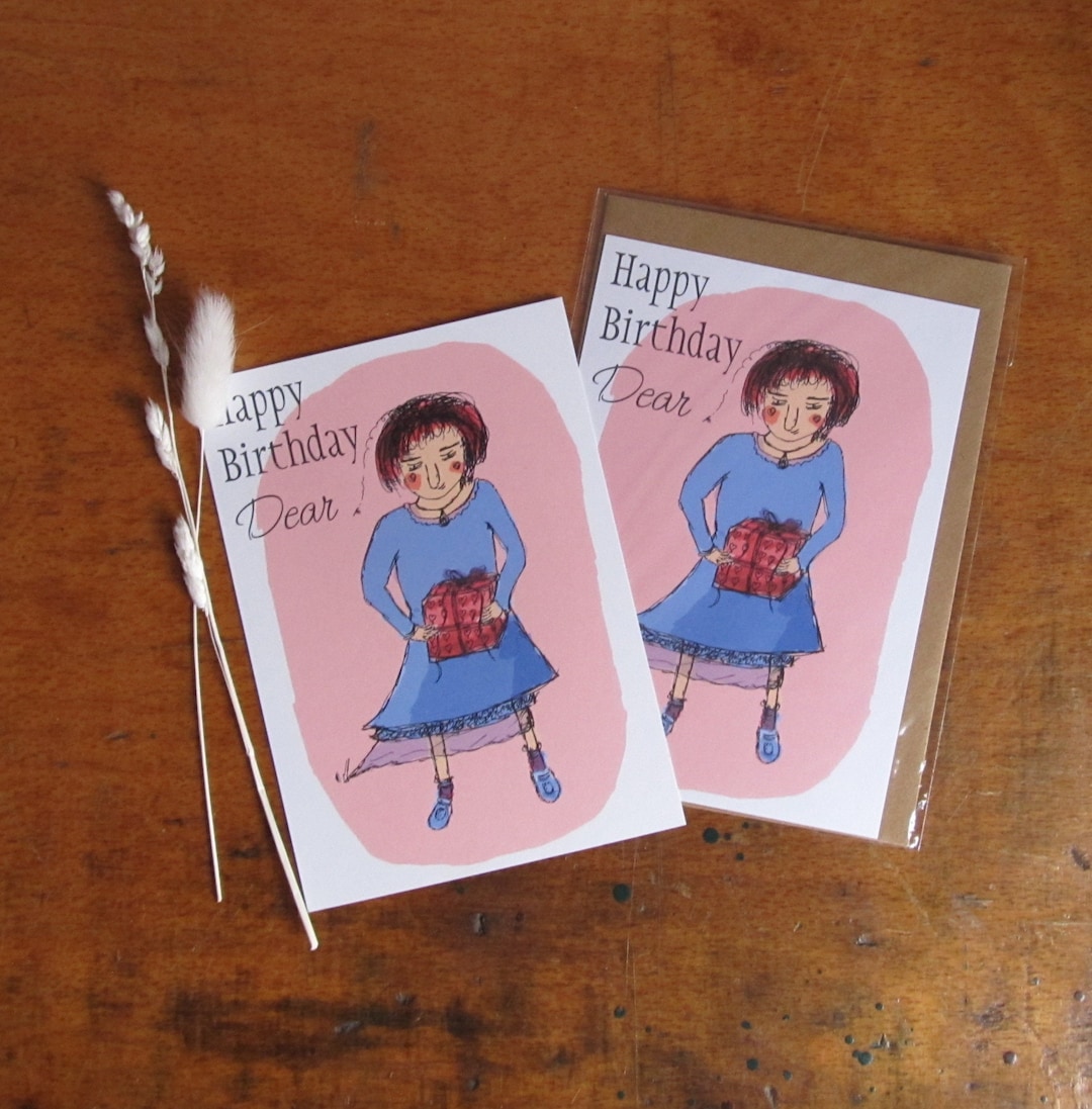 Ugly Birthday Card With Spider Girl Humor A6 - Etsy