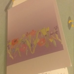 Cartão de flores