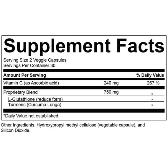 Vital Health Glutation the Foundational Antioxidant 60 Veggie Capsules