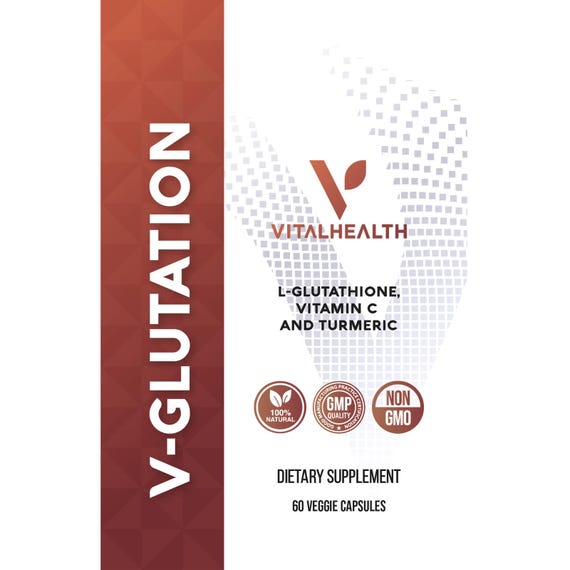 Vital Health Glutation the Foundational Antioxidant 60 Veggie Capsules -  Etsy New Zealand