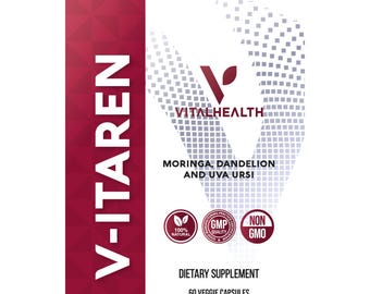 Vital Health VITAREN Herbal Blend Supports Urinary Wellness 60 Veggie Capsules