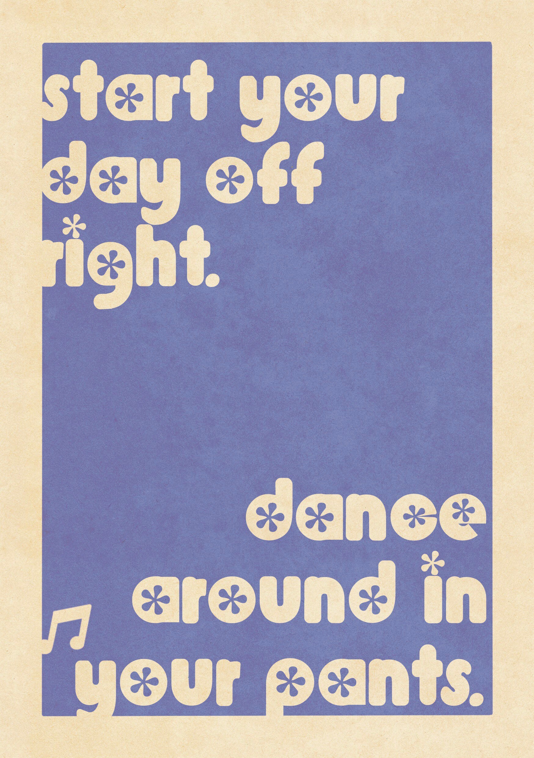 Dance in Your Pants Print Etsy