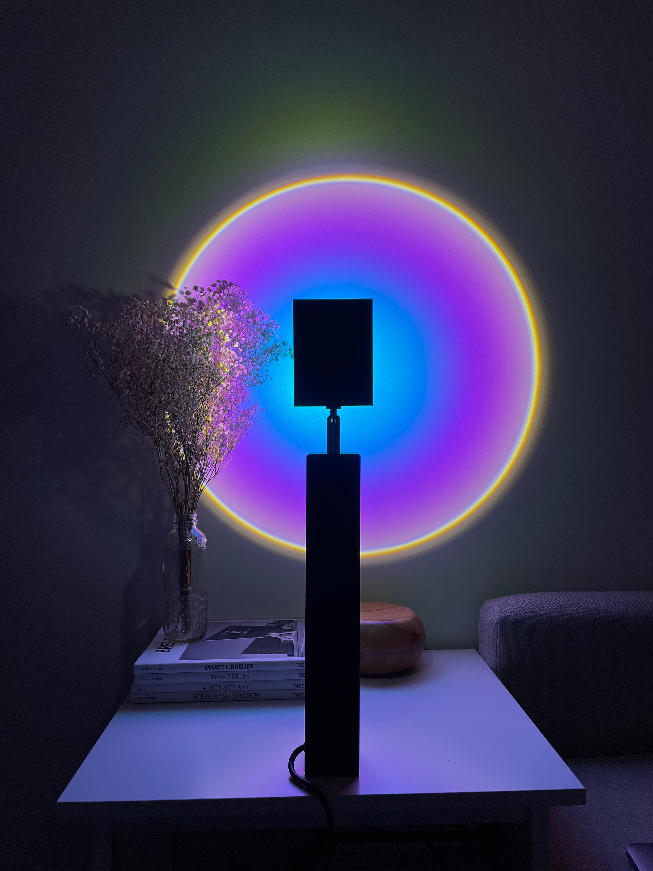 Sunset Projection Lamp Sunset Red or Rainbow Purple 5W Etsy