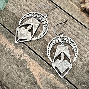 Silver Moon Lightweight Earrings