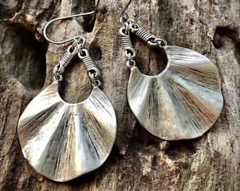 Boho Silver Plated Dangle Earrings: Bohemian Chandelier Style
