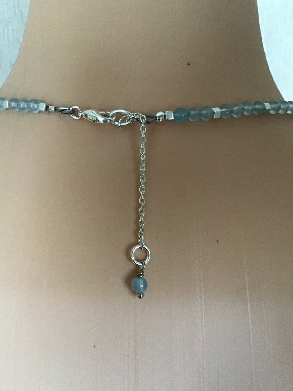 Handmade Gemstone Beaded Pendant Necklace Sterling Silver | Etsy