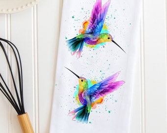 Hummingbird Towels Etsy