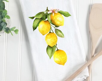 lemon dish towels