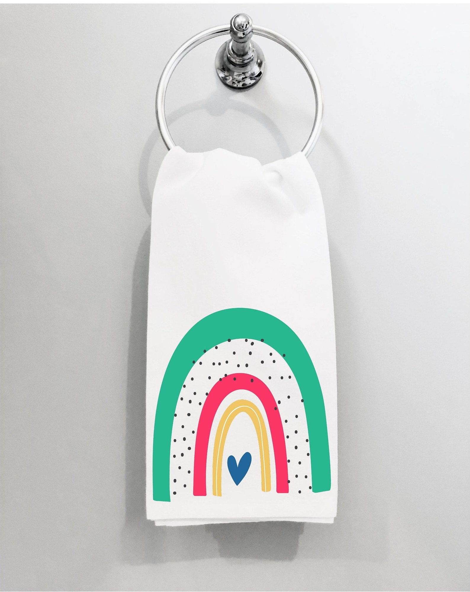 Cute Rainbow Hand Towels Kids Bath Towel Set Children's Etsy