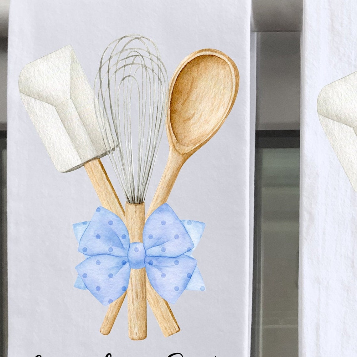 Personalized Dish Towel Custom Tea Towel Personalized Etsy